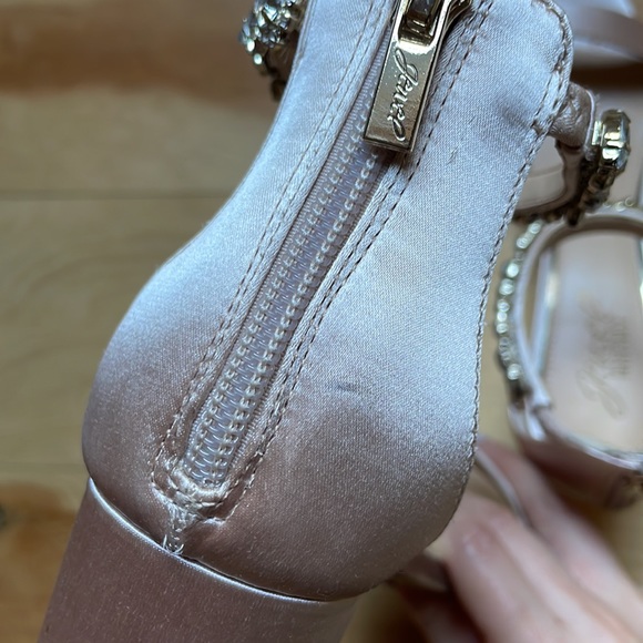 Catalina Ankle Strap Sandal by JEWEL BADGLEY MISCHKA, 7, color: champagne - Picture 14 of 16